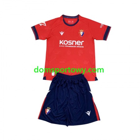 Koszulka CA Osasuna Dziecięcy Domowe Koszulki Piłkarskie 2024-2025 Krótki Rękaw